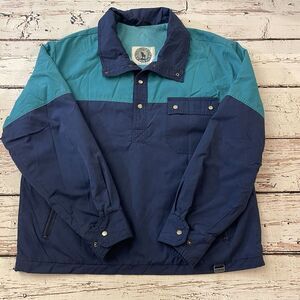 Vintage Mountain Goat White Stag‎ Ski Jacket Size Large Men's 80s Pullover